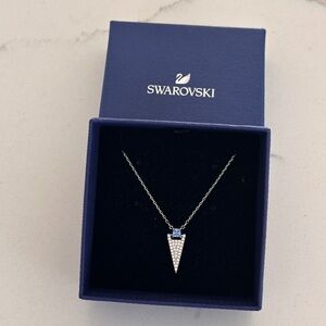 Swarovski Crystal Funk Rhodium Plated Necklace NEW IN BOX